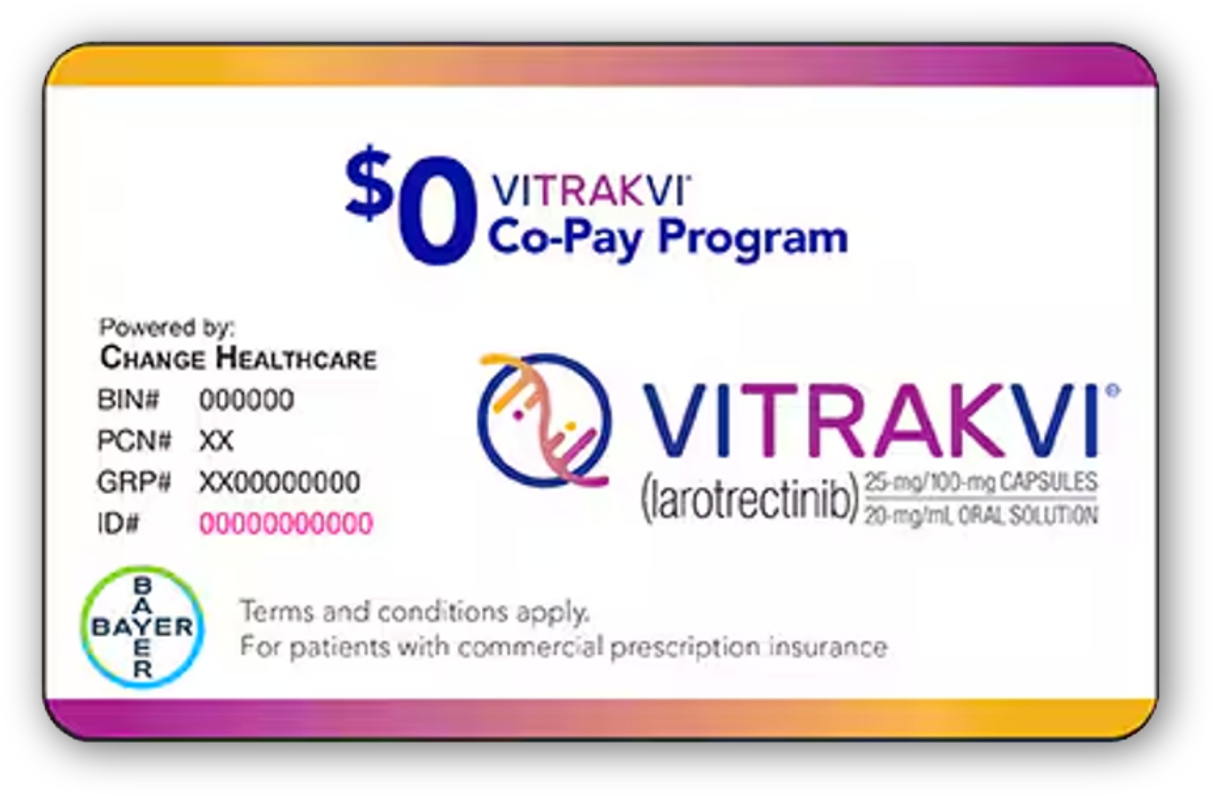 VITRAKVI® Copay Savings Program Card